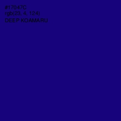 #17047C - Deep Koamaru Color Image