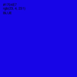 #1704E7 - Blue Color Image