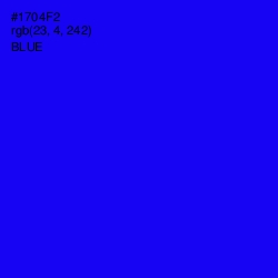 #1704F2 - Blue Color Image