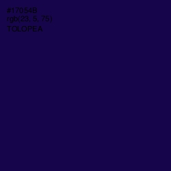 #17054B - Tolopea Color Image