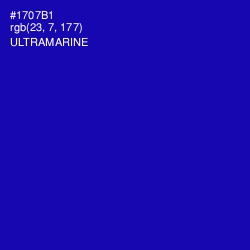 #1707B1 - Ultramarine Color Image
