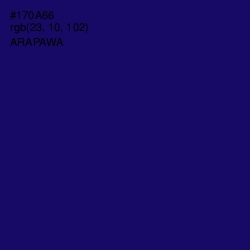 #170A66 - Arapawa Color Image