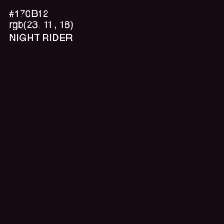 #170B12 - Night Rider Color Image