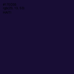 #170D35 - Haiti Color Image