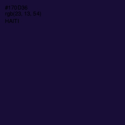 #170D36 - Haiti Color Image