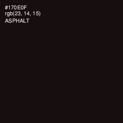 #170E0F - Asphalt Color Image