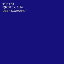 #17117D - Deep Koamaru Color Image