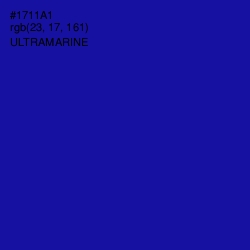 #1711A1 - Ultramarine Color Image