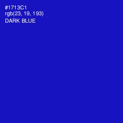 #1713C1 - Dark Blue Color Image