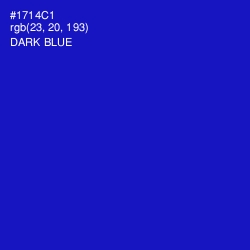 #1714C1 - Dark Blue Color Image