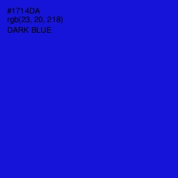 #1714DA - Dark Blue Color Image