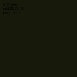 #171A0A - Pine Tree Color Image