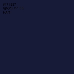 #171B37 - Haiti Color Image