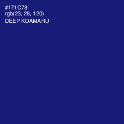 #171C78 - Deep Koamaru Color Image