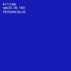 #171CB6 - Persian Blue Color Image