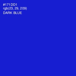 #171DD1 - Dark Blue Color Image