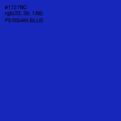 #1727BC - Persian Blue Color Image