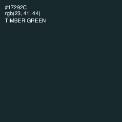 #17292C - Timber Green Color Image