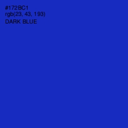 #172BC1 - Dark Blue Color Image