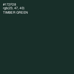 #172F28 - Timber Green Color Image