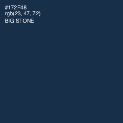 #172F48 - Big Stone Color Image