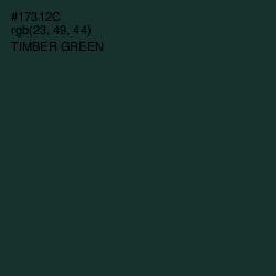 #17312C - Timber Green Color Image