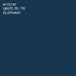 #17374F - Elephant Color Image