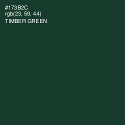 #173B2C - Timber Green Color Image