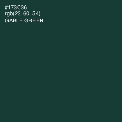 #173C36 - Gable Green Color Image