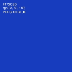 #173CBD - Persian Blue Color Image