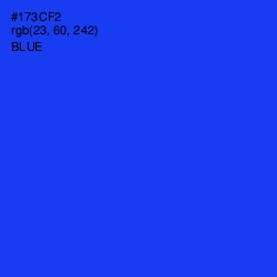 #173CF2 - Blue Color Image