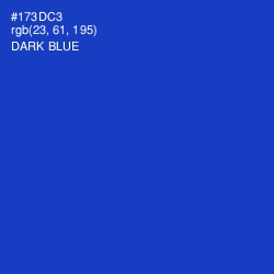 #173DC3 - Dark Blue Color Image