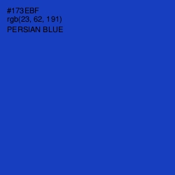 #173EBF - Persian Blue Color Image