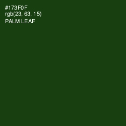 #173F0F - Palm Leaf Color Image