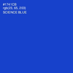 #1741CB - Science Blue Color Image