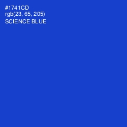 #1741CD - Science Blue Color Image