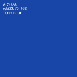 #1746A8 - Tory Blue Color Image