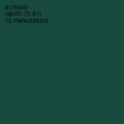 #17493D - Te Papa Green Color Image