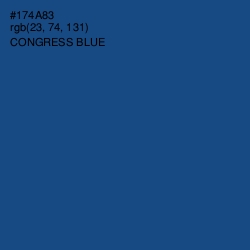 #174A83 - Congress Blue Color Image