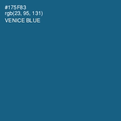 #175F83 - Venice Blue Color Image