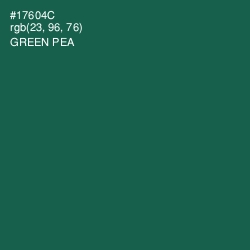 #17604C - Green Pea Color Image