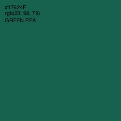 #17624F - Green Pea Color Image