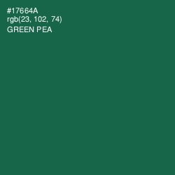 #17664A - Green Pea Color Image