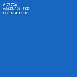 #1767C0 - Science Blue Color Image