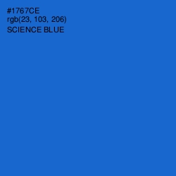 #1767CE - Science Blue Color Image