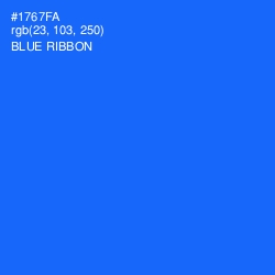 #1767FA - Blue Ribbon Color Image