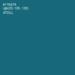 #17697A - Atoll Color Image