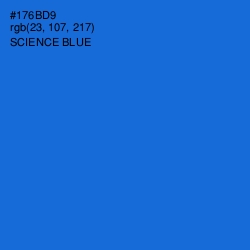 #176BD9 - Science Blue Color Image