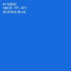 #176BDD - Science Blue Color Image