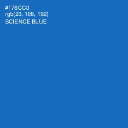 #176CC0 - Science Blue Color Image